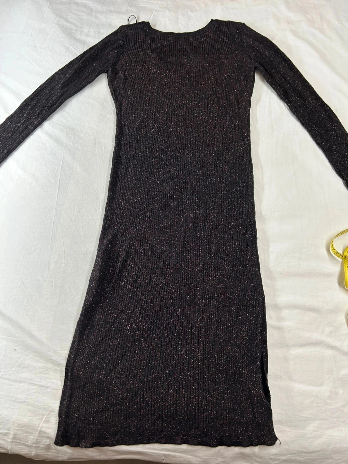 Bruine lange jurk met strass promod – photo 2